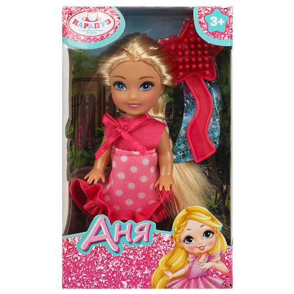 Кукла Анечка 12см, акс., кор КАРАПУЗ в кор.120шт