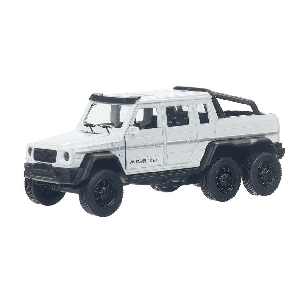 1:32 модель металл свет-звук MERCEDES-BENZ g63 amg6х6 дв, инер., багаж. 14см Технопарк в кор.2*48шт