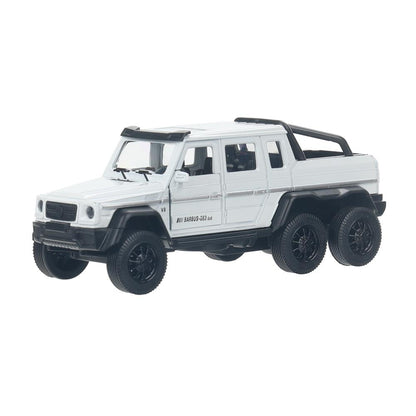 1:32 модель металл свет-звук MERCEDES-BENZ g63 amg6х6 дв, инер., багаж. 14см Технопарк в кор.2*48шт