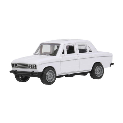 Машина пластик АВТОМОБИЛЬ 14 см, инерц, белый,кор. Технопарк в кор.2*120шт