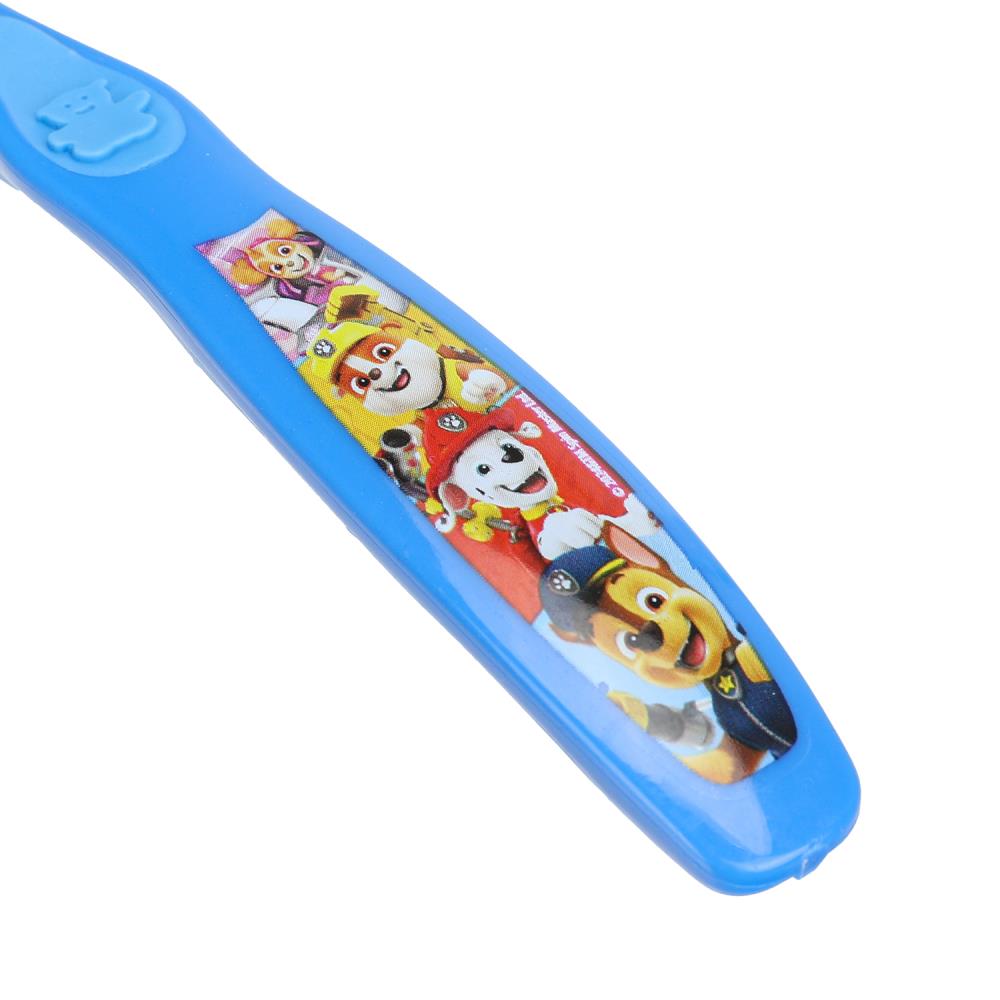 Зубная щетка фигурная для детей Щенячий Патруль синяя MASTER DENT в кор.24*12шт