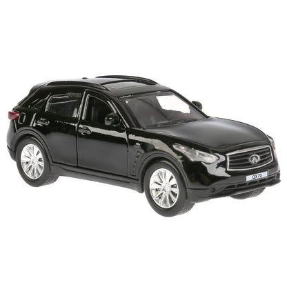 Машина металл "INFINITI QX70", длина 12см, открыв. двери, инерц, черный в кор Технопарк в кор.2*36шт