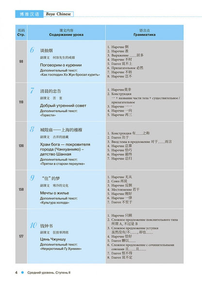Курс китайского языка "Boya Chinese". Средний уровень. Ступень-2. Учебник