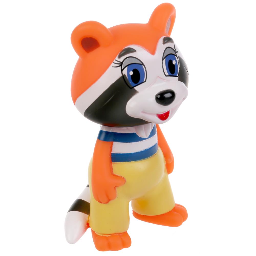 Игрушка пластизоль для ванны Крошка Енот 1 шт, сетка КАПИТОШКА в кор.12*24шт