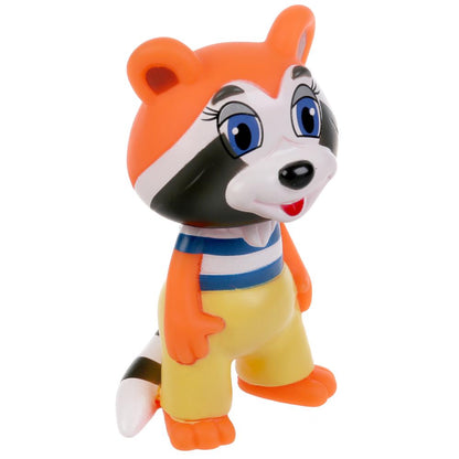 Игрушка пластизоль для ванны Крошка Енот 1 шт, сетка КАПИТОШКА в кор.12*24шт