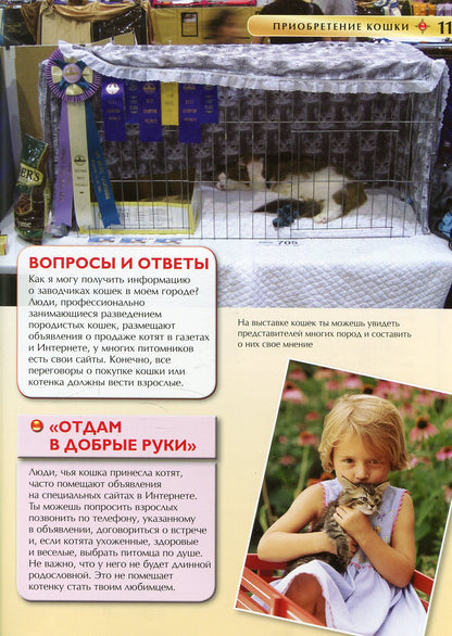 Кошки и котята. Детская энциклопедия