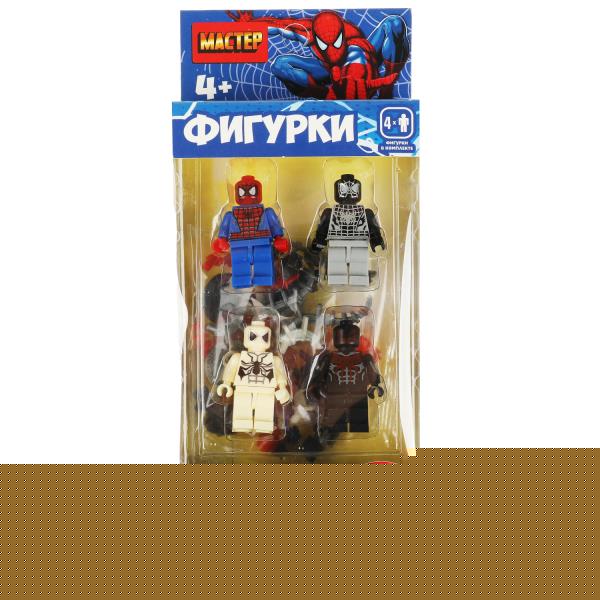 Конструктор фигурки супер герои-4 шт. МАСТЕР в кор.2*120шт