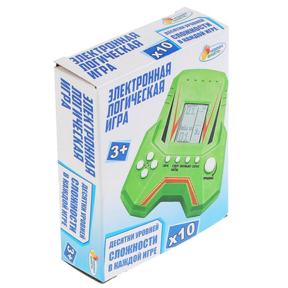 Электронная логическая игра на бат. со звуком в русс. кор. 18,5*7*2,5см Играем вместе в кор.2*120шт