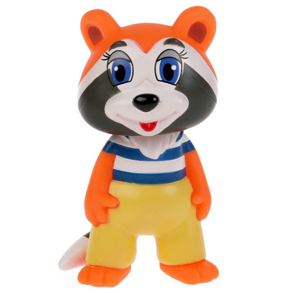 Игрушка пластизоль для ванны Крошка Енот 1 шт, сетка КАПИТОШКА в кор.12*24шт