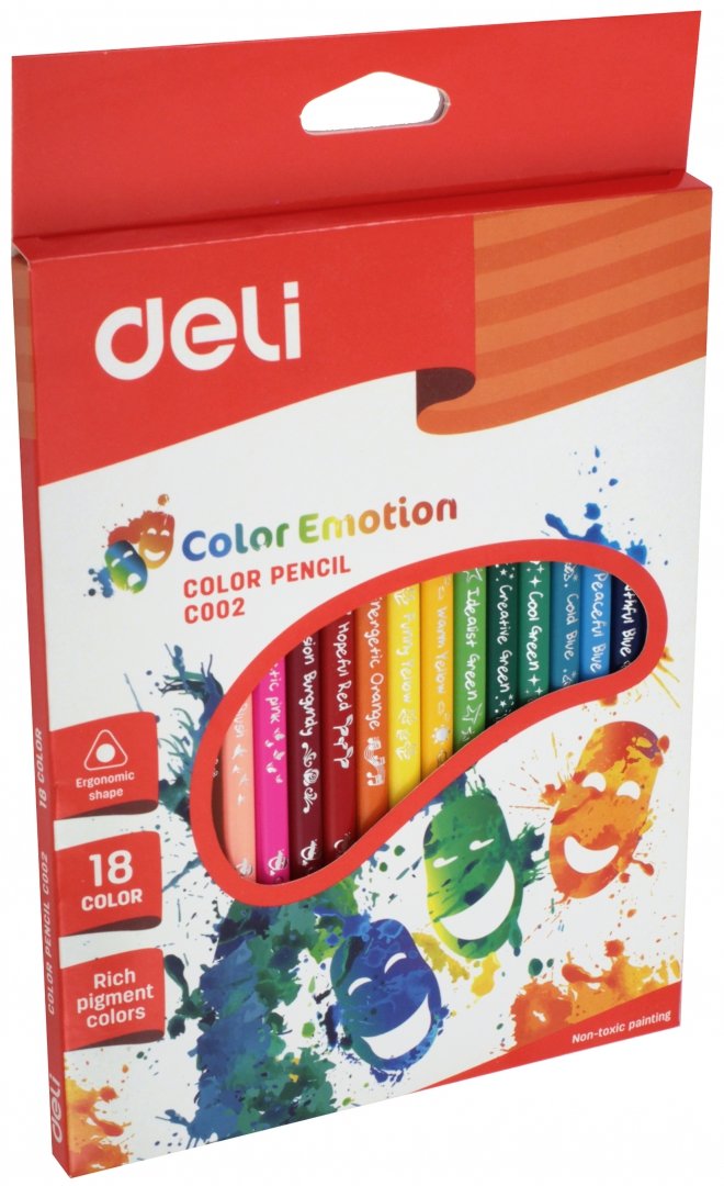 Карандаши 18цв Color Emotion трехгранные (EC00210)