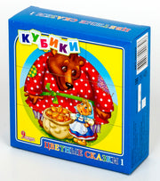 ДК.Кубики "Цветные сказки-1" (без обклейки) 9 шт арт.00679