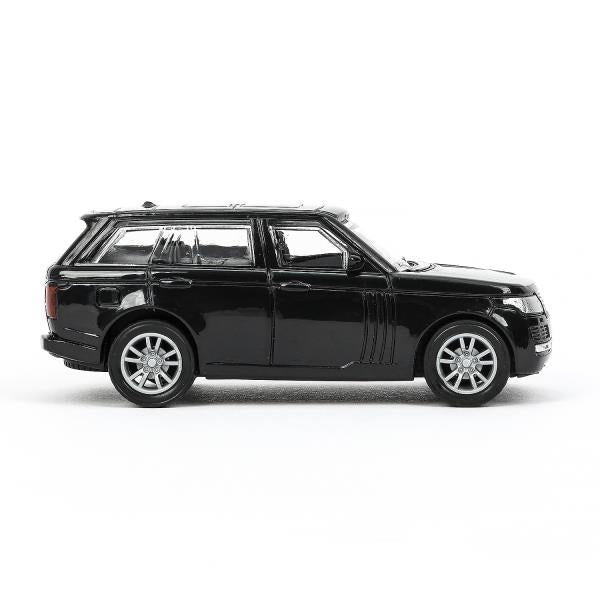 Машина пластик LAND ROVER RANGE ROVER VOGUE 12 см, инерц, черный, кор. Технопарк в кор.2*120шт