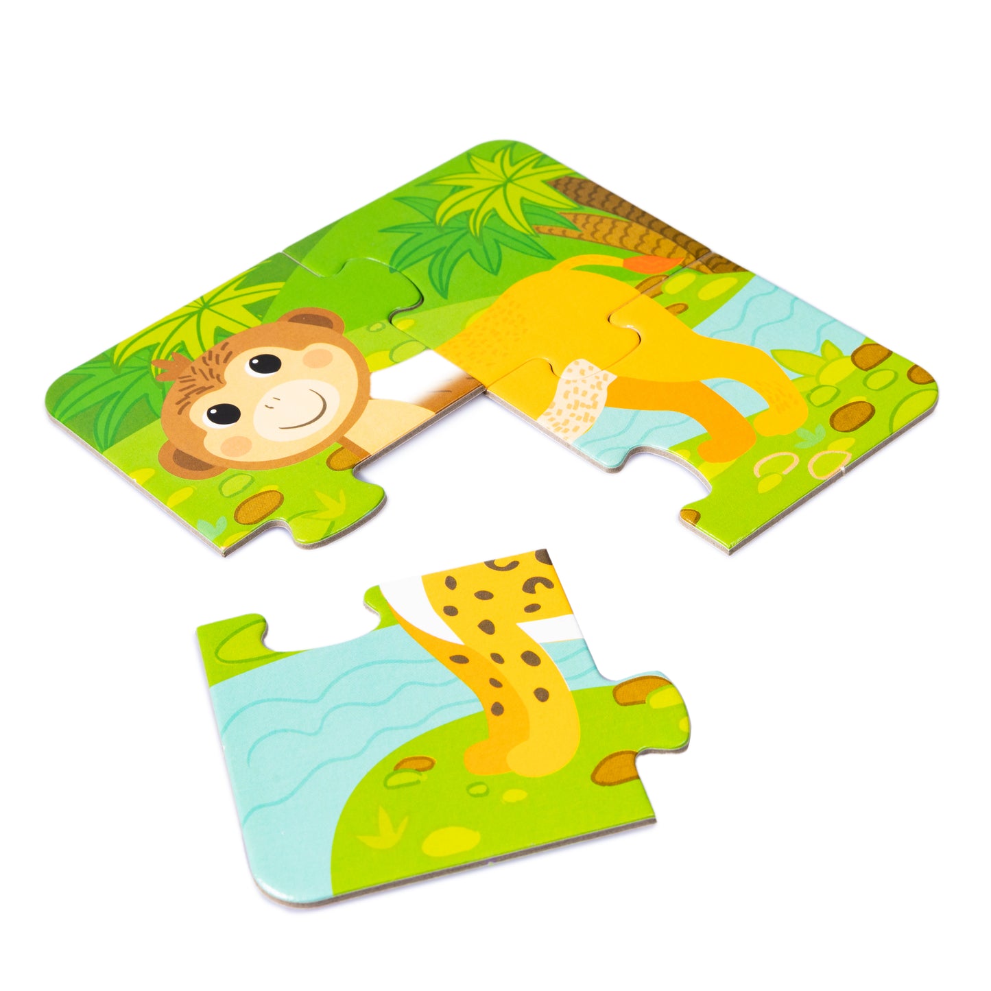Пазлы MAXI Baby Toys "Собери свою зверюшку. Животные Африки"