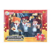 Школа чародейства & По мотивам Minecraft. Пазлы в коробке 104 детали. Умные игры в кор.24шт