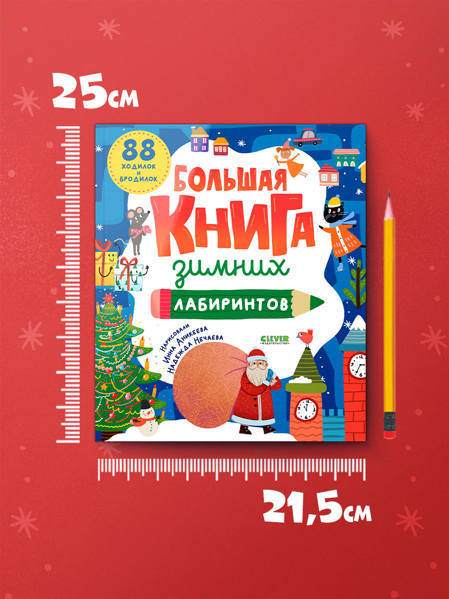 Большая книга зимних лабиринтов