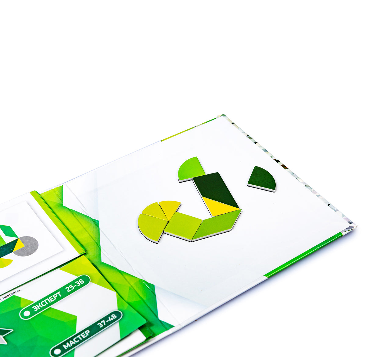 ИГРА МАГНИТНАЯ ГОЛОВОЛОМКА ТАНГРАМ "ЛИСТИК" в кор.50шт