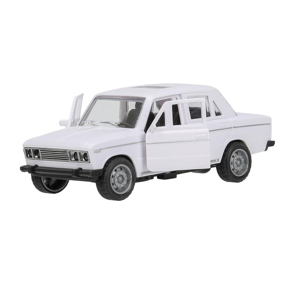 Машина пластик АВТОМОБИЛЬ 14 см, инерц, белый,кор. Технопарк в кор.2*120шт