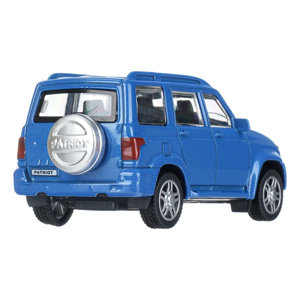 Машина металл UAZ patriot 10,5 см, инерция, синий, кор. Технопарк в кор.2*36шт