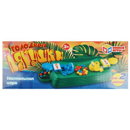 Игра настольная голодные лягушки, кор.37*13,5*7см Умные игры в кор.2*30шт