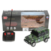Машина р/у UAZ HUNTER 18 см, свет, камуф, кор. Технопарк в кор.2*24шт