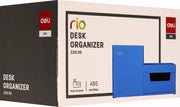Органайзер наст. Deli EZ25130 Rio 4отд. голубой