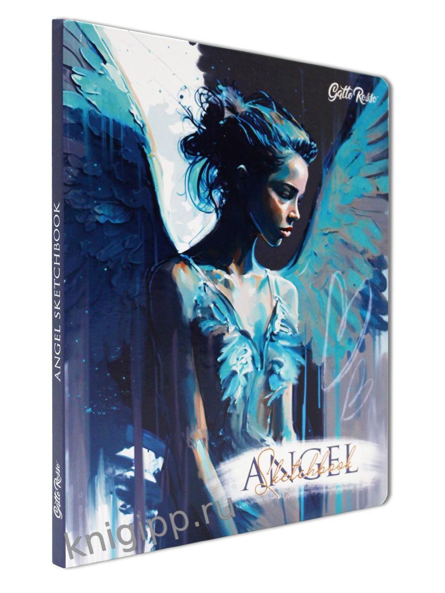 Gatto Rosso. Angel Sketchbook. Angel in Blue