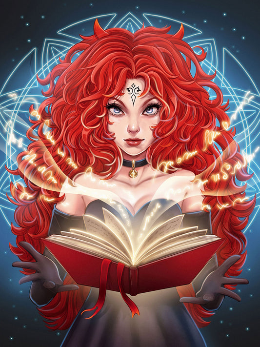 БЛОКНОТ ТОЧКАБУК Witch Girls. РЫЖАЯ ВОЛШЕБНИЦА