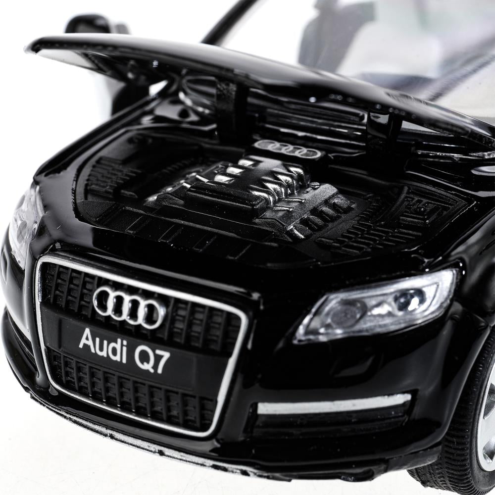 Машина металл свет-звук AUDI Q7, 15,4 см, двери, капот, багажник, инерция Технопарк в кор.2*24шт