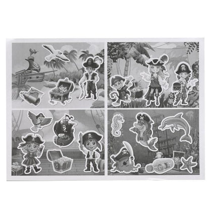 Пираты. Игра с липучками в коробке. Умные игры в кор.20шт