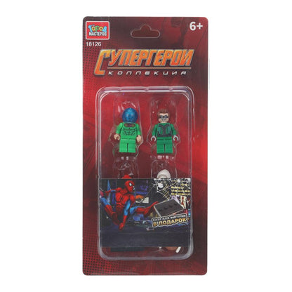 Конструктор фигурки супергерои - 4 шт. Город мастеров в кор.2*120шт