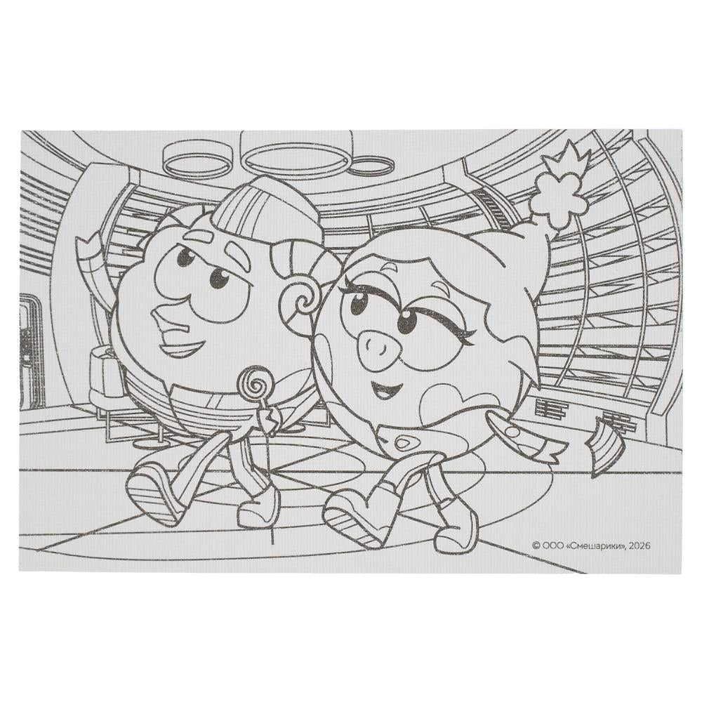 Холст для росписи Смешарики д1 MultiArt