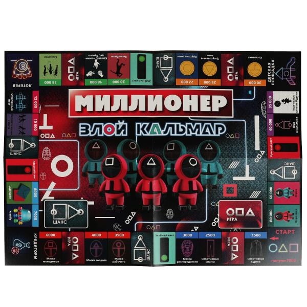 Злой кальмар. Миллионер. Настольная бизнес-игра. 217х330х27 мм. Умные игры. в кор.20шт