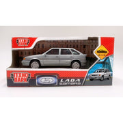 Машина пластик LADA LADA-2114 "SAMARA" без дверей, 11 cm, серебристый Технопарк