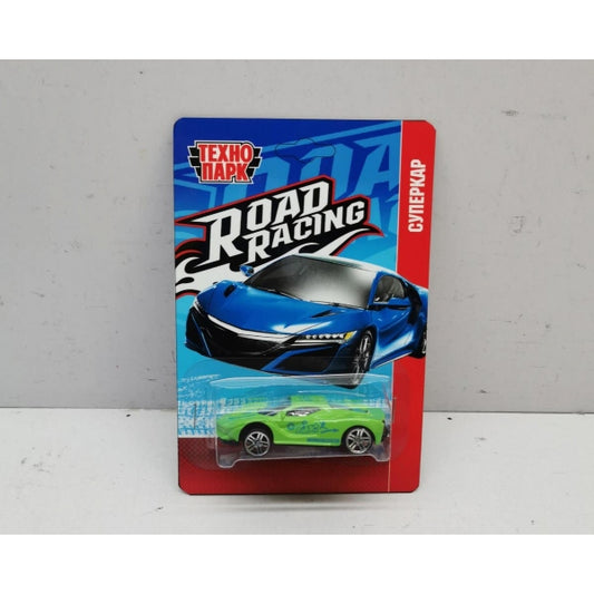 Машина металл ROAD RACING СУПЕРКАР 7,5 см, в ассорт, блист. Технопарк в кор.4*120шт