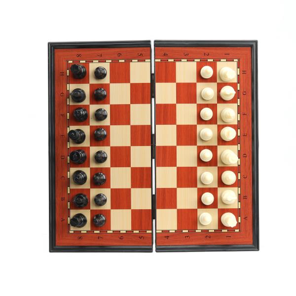 Шахматы магнитные 19,5*3,2*10см ИГРАЕМ ВМЕСТЕ в кор.2*72шт