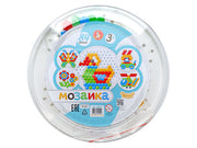 Мозаика шестигранная "Утенок" 84 эл (круглая пласт.коробка)
