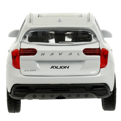 Машина металл haval jolion 12 см, двери, багаж, белый, кор. Технопарк в кор.2*36шт