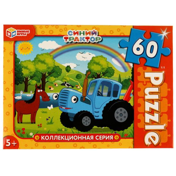 Синий Трактор. Коллекционная серия. Пазл классический в коробке. 60 деталей. Умные игры в кор.24шт