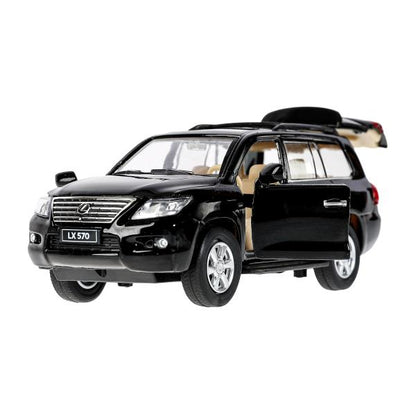 Машина металл свет-звук LEXUS LX570, 14,7 см, двери, багажник, инерция Технопарк в кор.2*24шт