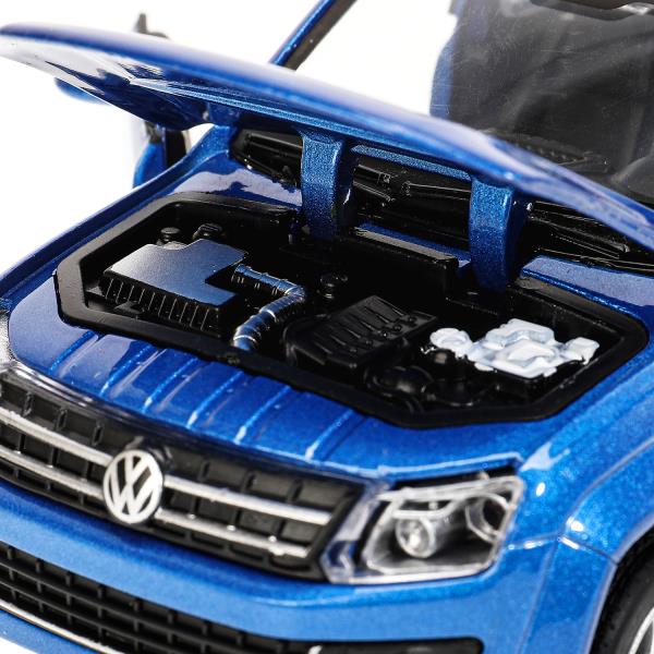 Машина металл свет-звук VOLKSWAGEN amarok, 17,5 см, двери, капот, инерция Технопарк в кор.2*24шт