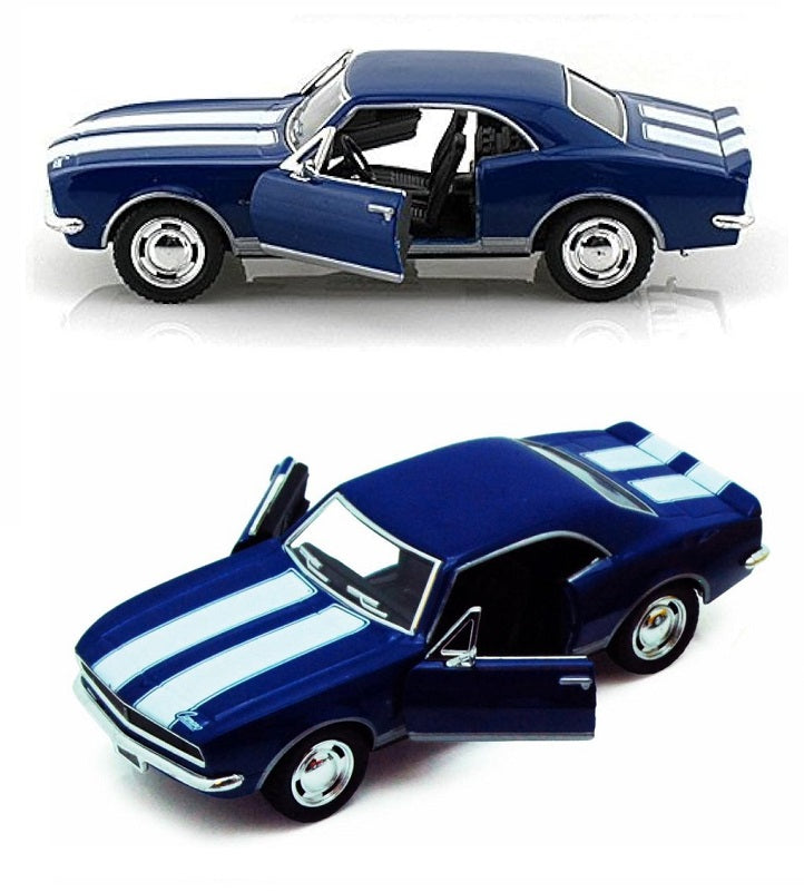 Kinsmart. Модель арт.KT5341W/3 "Chevrolet Camaro Z/28 1967" 1:37 (синяя) инерц.