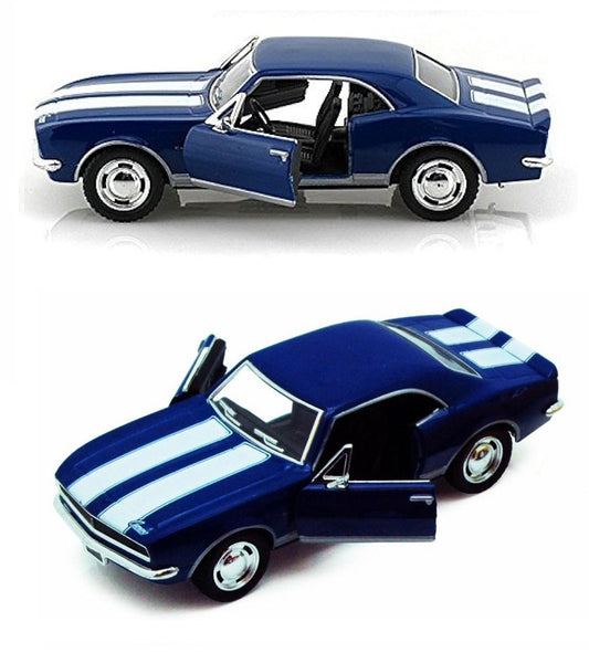 Kinsmart. Модель арт.KT5341W/3 "Chevrolet Camaro Z/28 1967" 1:37 (синяя) инерц.