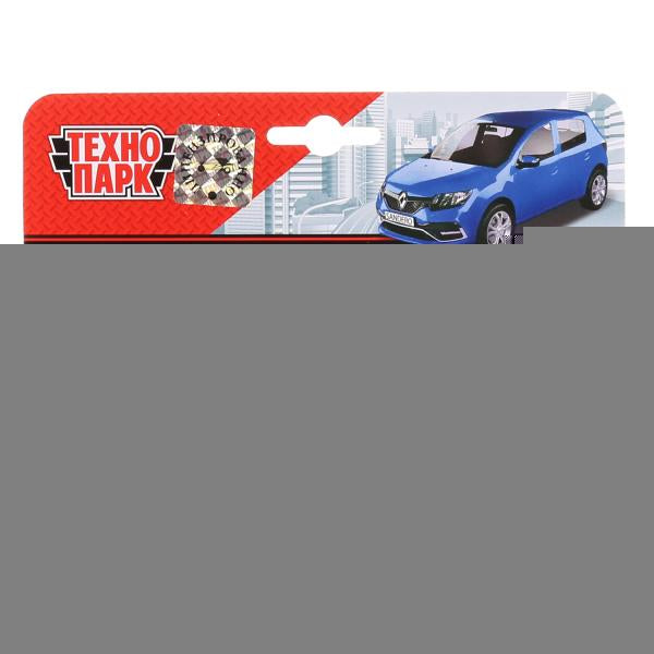 SB-17-61-RS-N(BU)-WB 283719 Машина металл RENAULT sandero, 12 см, двери, багаж., инерц. кор. Технопа