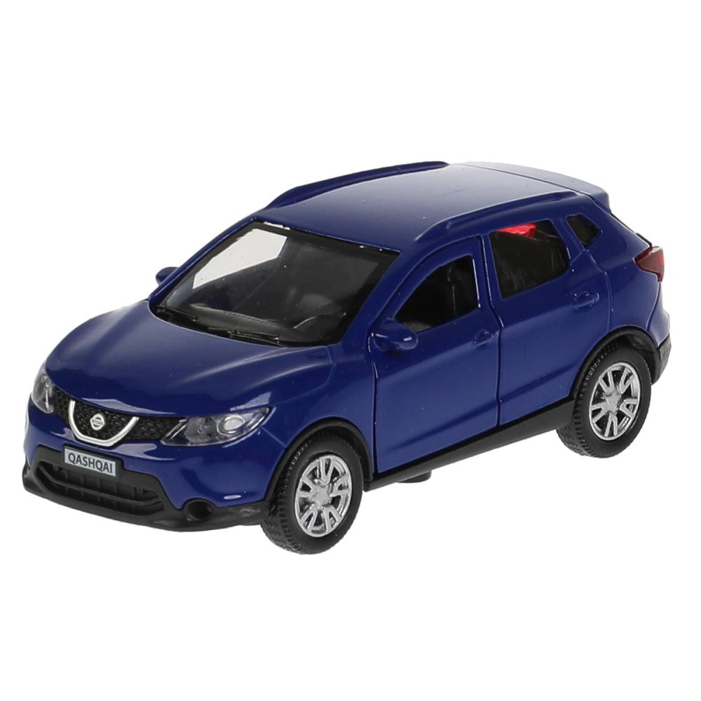 ТМ Технопарк. Машина металл "NISSAN QASHQAI" 12см, открыв. двери, инерц, СИНИЙ. в кор. в кор.2*36шт