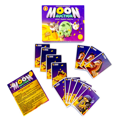 04827 Игра настольная "Moon Auction"