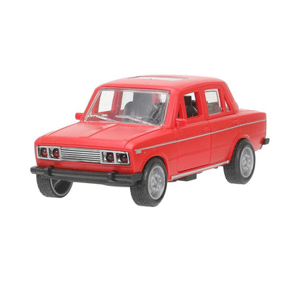 Машина пластик АВТОМОБИЛЬ 14 см, инерц, красный,кор. Технопарк в кор.2*120шт