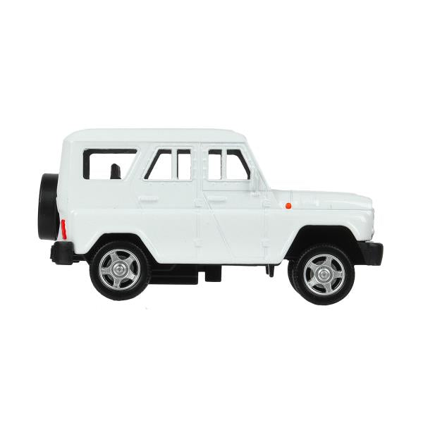 Машина металл UAZ ХАНТЕР длина 10,5 см, инерция, белый, кор. Технопарк в кор.2*36шт