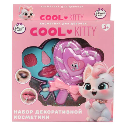 Косметика ДЛЯ ДЕВОЧЕК тени для век, помада МИЛАЯ ЛЕДИ в кор.2*72шт