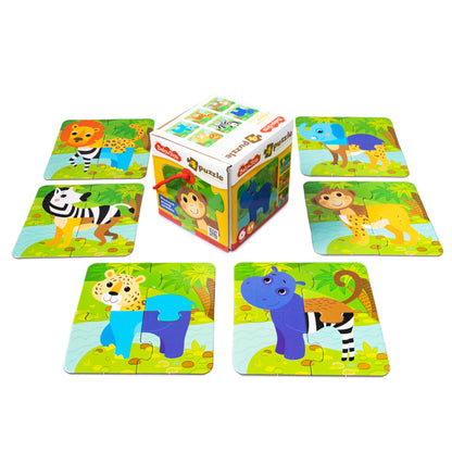 Пазлы MAXI Baby Toys "Собери свою зверюшку. Животные Африки"