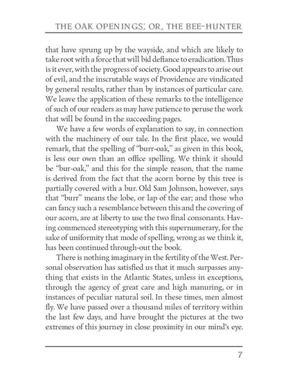 The Oak Openings; or, the Bee-Hunter = Прогалины в дубровах, или Охотник за пчелами на англ.яз. Cooper J.F.